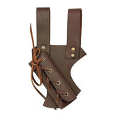 Maxbell 3xMedieval Belt Sword Sheath Dagger Rapier Waist Scabbard for Cosplay Brown