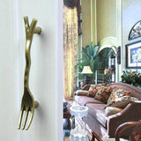 Maxbell 12xAntique Bronze Creative Fork Design Kitchen Cabinet Closet Drawer Pull Handle 76mm