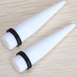 Maxbell 2 Pcs Acrylic Ear Plug Taper Gauges Expander Stretcher Stretching Piercing