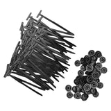 Maxbell 50x Nylon Cable Ties Professional Multifunctional Universal Cable Tie Buckle