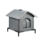 Maxbell Outdoor Cat House Pet Supplies Insulated Pet House for Winter Backyard Porch L