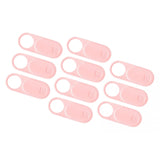 Maxbell 10Pcs Camera Cover Webcam Covers Thin Blocker Slide for Tesla Model Y/Model3 Pink