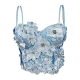 Maxbell Bustier Corset Vest Versatile Stylish Tank Top for Club Music Festival Dance XL