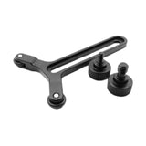 Maxbell Y Bracket with Double Wheels Quick Release Plate Sturdy Lens Support Bracket