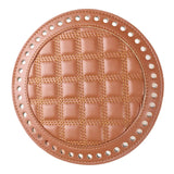 Round Crochet Bag Bottom Shaper Pad Insert Base for Purse Making Brown