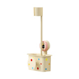 Maxbell Hair Dryer Storage Rack Multipurpose with Suction Cup for Bedroom Hotel Door Pink