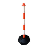 Maxbell Traffic Delineator Post Cone Parking Post Water Fillable Garage Caution Sign Orange White