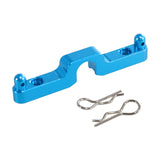 Aluminum Alloy Rear Body Pillar Rear Dust Cover Bracket for 14302 1:14 14301 Blue