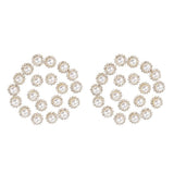 Maxbell 40 Pieces Faux Pearl Buttons Rhinestone Embellishments Flatback for DIY 12mm