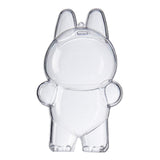 Maxbell Showcase Scratch Resistant Hanging Hole Clear Protective Case for Plush Doll 7.5cmx9.2cm