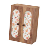 Maxbell 1:12 Scale Dollhouse Wardrobe Decor Accessories for Girls Boys Children Kids Wood Color