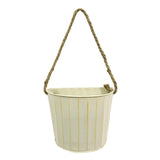 Maxbell Hanging Flower Pot Iron Rustic Hanging Planter for Living Room Yard Entryway