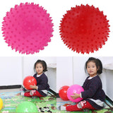 2 Pieces 9 Inch Kids Knobby Bouncy Ball Yoga Massage Spiky Sensory Ball 03