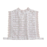 Maxbell Maxbell Camisole Shirt Tank Top Sexy Women Lady Lace Halter Chiffon Collar Crochet