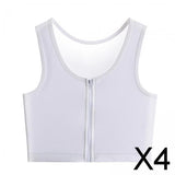 Maxbell 4xWomen Seamless Bra Casual Fashion Comfort Bra for Running Women Girls Hiking L