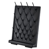 Maxbell Lab Drying Rack with 27 Detachable Pegs Multipurpose Test Tube Draining Rack Black