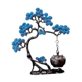 Pine Tree Incense Holder Hanging Incense Burner for Bedroom Meditation Study Blue