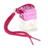 Maxbell 5x Empty Refillable Glass Perfume Bottle Hanging Pendant Car Home Decor