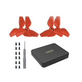 4 Pieces Spare Parts with Screws Mini Box Propellers Blade Props Box for Neo Red