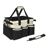 Maxbell Cleaning Tool Organizer Cleaners Multipurpose Portable Cleaning Supplies Bag White
