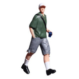 Maxbell 1/64 Miniature Figure Collections Dollhouse Accessories Mini People Figurine Man Green
