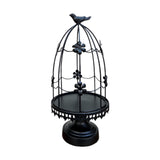 Maxbell Bird Cage Candle Holder Elegant Tealight Holder for Wedding Birthday Holiday Black