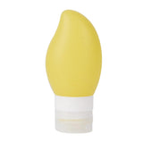 Maxbell Maxbell Silicone Squeezable Empty Lotion Shampoo Makeup Bottle 48ml Yellow