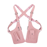 Maxbell Underarm Shoulder Bag Stylish Mobile Phone Bag for Running Shopping Hiking Pink