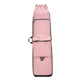Maxbell Skateboard Backpack Travel Drawstring Closure for Outdoor Activities Fitness Pink