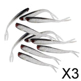 Maxbell 3x10 Pieces Artificial Soft Fishing Lures Baits Lifelike Fish Swimbaits 10cm