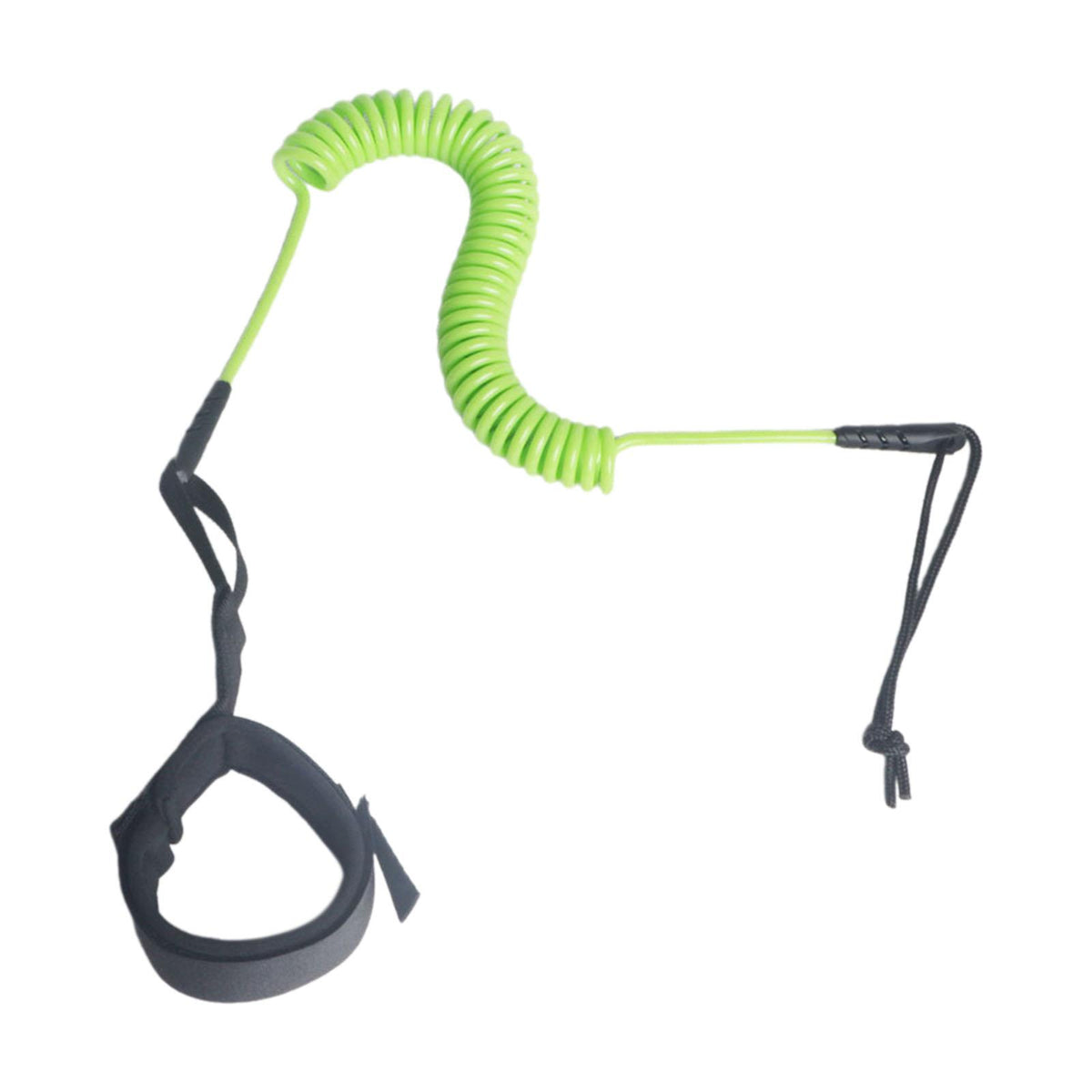 Maxbell Coiled Surfboard Leash Lightweight Paddle Leash Shortboard Kayak Green