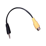 Maxbell 2.5mm Stereo Male Plug to 1 RCA Female Jack Video Adapter Converter Cable