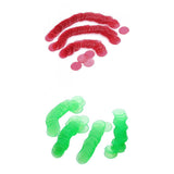 Maxbell Mixed 200pcs Red & Green Transparent Count Bingo Chips Markers Game Cards 1.9cm