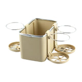 Maxbell Car Armrest Storage Box Auto Accessories Easy Installation Tissue Box Holder Beige