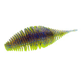 Maxbell Soft Fishing Lure Portable Lifelike Fishing Accessories for Bass Trout River Grass Green