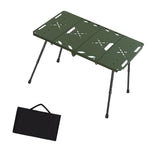 Camping Table Carrying Bag Folding Picnic Table for Travel Backyard Barbecue Green