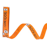 Maxbell Halloween Ribbon Halloween Decoration for Garland Flower Arrangements Crafts Orange