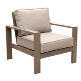 Maxbell Club Chair, Wood Grained