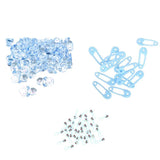 Maxbell 150pcs Mini Rattles Safety Pins Pacifier Charms Baby Shower Table Decoration - Aladdin Shoppers