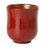 Maxbell Handmade Wooden Tea Cup Coffee Mug Handmade Mugs Natural Wood Cups Red - Aladdin Shoppers