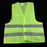 Maxbell 3xNeon Green Safety Vest Jacket for Reflective Strips High Visibility