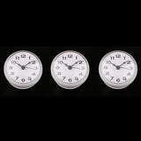 3pcs Silicone Waterproof Kitchen Bathroom Bath Shower Suction Cup Clock