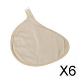 Maxbell 6xSilicone Breast Protective Pocket Cotton Protect Pocket for Mastectomy Women XL Left