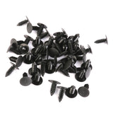Maxbell 6xNylon Tree Type Push Rivet Car Retainer Clip for GM 1595864 1605396 50Pcs
