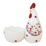 Ceramic Egg Cup Breakfast Stable Porcelain Egg Stand Holder for Lunch Indoor