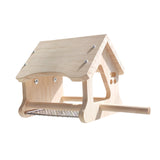 Maxbell Wooden Bird House Handcraft Easy to Clean Birdhouse for Yard Country Outside