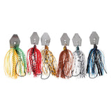 Maxbell 6pcs Fishing Skirt Lures Cheater Swimbaits Spinner Trolling Swim Baits Lure