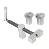 Maxbell Maxbell 3/4'' Dog Hole Clamp Adjustable 20mm Dog Holes Stop Woodworking Desktop Clip 1pcs with 2 dog
