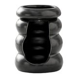 Maxbell Ceramic Essential Oil Burner Home Decor Aroma Burner for Bedroom Yoga Office Black