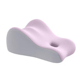 Maxbell Memory Foam Triangle Pillow Wedge Trendy for Apartment Back Sleeping Massage blue